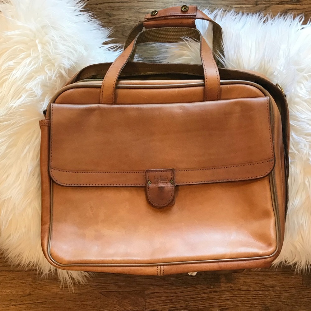 Hartman luggage leather vintage briefcase